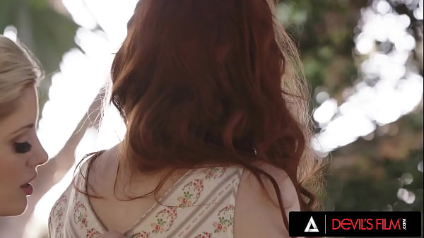 DEVILS FILM - Sexy Lesbians Charlotte Stokely And Maya Kendrick Eat Cunt At Outside Picnic