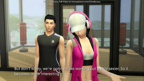 Needy Unashamed Couple Have Sex In The Gym - Sims 4 - 3D Animation