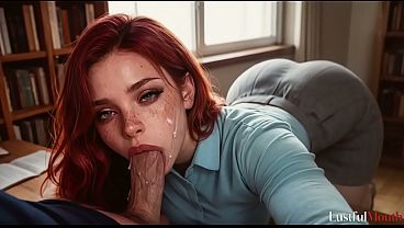 My Colleague Invited Me To The Library_ He Was Taking Things So Slowly That I Had To Take Matters Into My Own Hands—I Gave Him An Oral Right There In The Library. [AI]