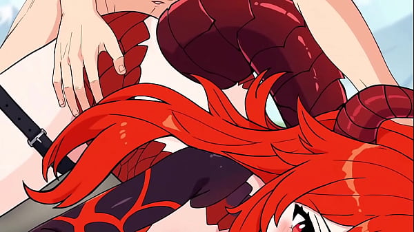 Dragon Gal Takes It From Behind