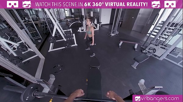 VRBangers.com-Sexy Latina Coed Get Pounded By A Monster Meat On Gym