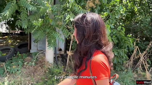 Public Oral In The Bushes With Outsider And Crazy Cumwalk Draped In Spooge
