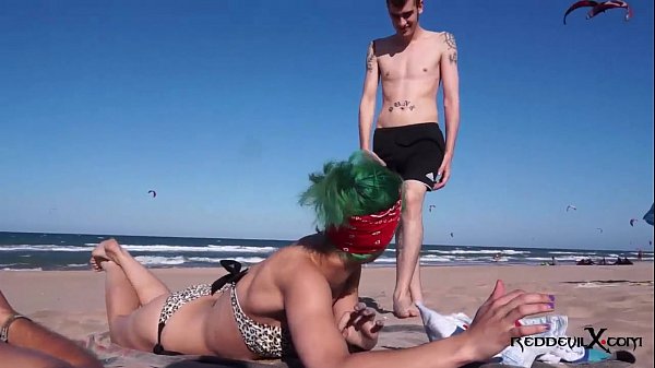 Punk Slut Hammerred On The Beach - Brandy Moloka