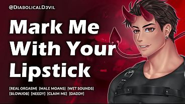 Jerking My Massive Cock And Getting Hungry, I Lust You To Milk My Shaft And Mark Me With Your Lipstick || Diabolical D3vil