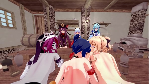 REVERSE GROUP POUNDING - GENSHIN IMPACT PORN