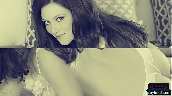 Sexy Copper-haired And Dark-haired Stripteasing And Winking