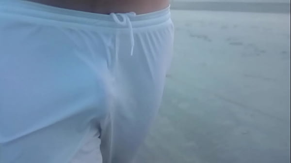 Jogging At The Beach
