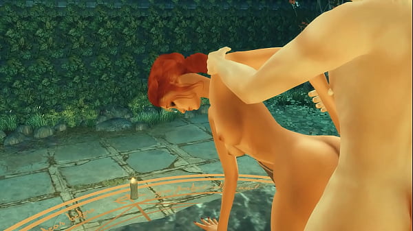 Sims 4. The Witcher Parody. Part 5 - Triss Merigold Time