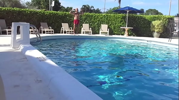 Diving Into Pool Maxxx Loadz The Hardbody Italian Pornstar