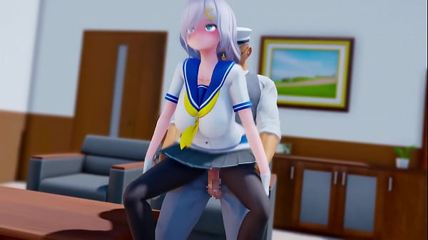 Kantai Collection Hamakaze Mmd Sex Internal Finish Kaotaro12
