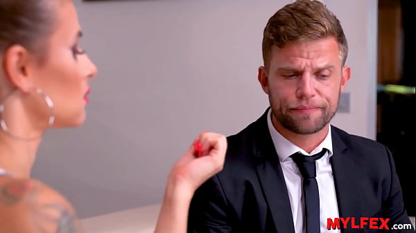 Mylfex - Glamorous Mommy Confronts His Boss At His Home