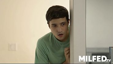 Youthful Guy Spying On Scorching MILFs At The Gym