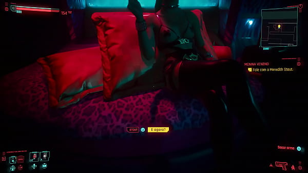 Cutscene Cyberpunk: Cena De Sexo Com Meredith Stout No Jogo Cyberpunk - Cinemática Sem Cortes E Sem Edição