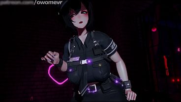 Needy Futa Police Officer Punishes You With Her Superior Girlcock
