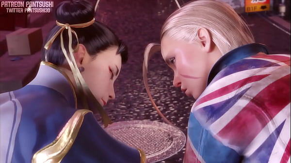 Chun-Li & Cammy Bouncing Their Alluring Rumps On Dicks