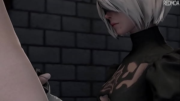NieR: Automata - 2B Le Enseña A 9S Cómo Follar
