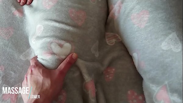 Real Romantic Massage - European Babe Under Hairy Blanket