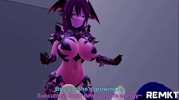 (MMD Giantess) Encounter With A Succubus