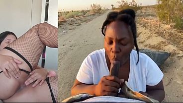 Africana Recibiendo Un Vergon En Su Boca