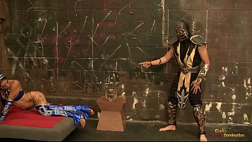 She Is In Mortal Kombat Costume Play For A Reason Because Her Fatality Move Is Ballbusting