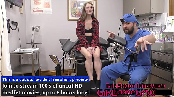 Problematic Patient Mi Monroe Has Bad Pain During Gyno Exam By Doctor Aria Nicole, Who Preps Her For Surgery By Doctor Tampa @ GirlsGoneGyno - Reup