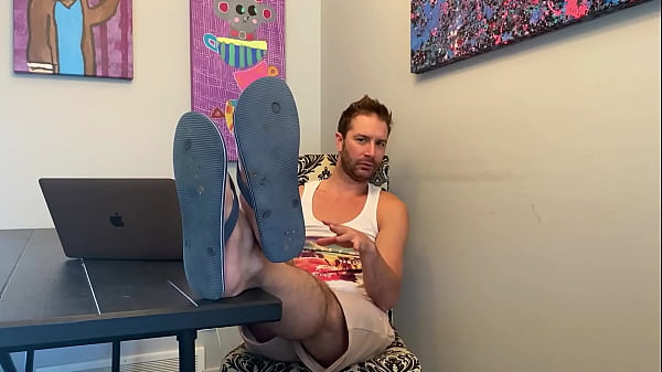 Flatmate Traps You Staring At His Beautiful Soles! (1080p HD PREVIEW)