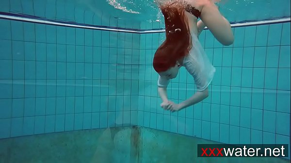 Pierced Young-babe Swimming