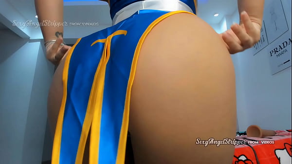 Chun Li Costume Play FAT ASS CHERISH Oil On The Booty With Smoking YANK OFF INSTRUCTIONS JOI