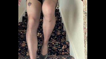 Alluring Josie Relish Pantyhose And Mini Skirts