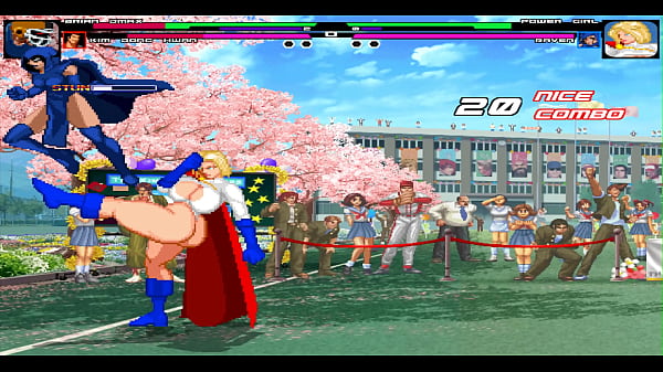 [HENTAI MUGEN] Brian Battler And Kim Dong Hwan Meets Power Hottie And Raven