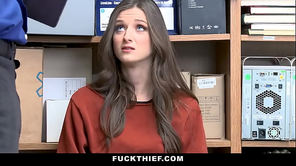 Strict Security Officer Serves One Way Out To Thieving Barely-legal - Kenzi Ryans
