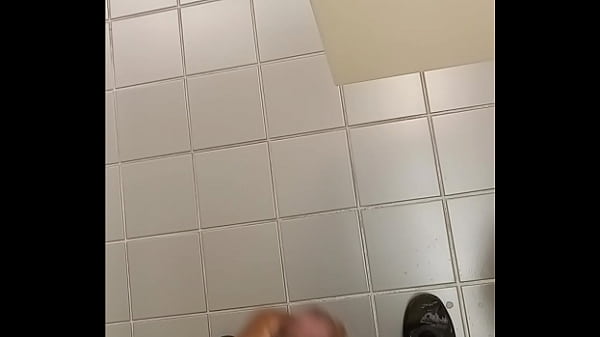 Jerking In The Library Bathroom 4