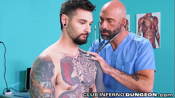 FistingInferno - Older Nurse Checks Handsome Patient's Rectal Temperature