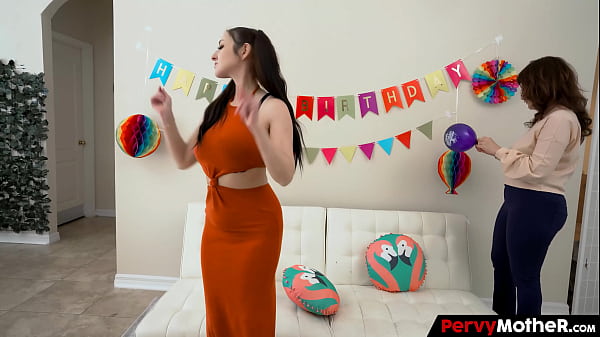 PervyMother - Mommy Recruits Her Stepsister To Celebrate The Boy's Birthday, Melody Mynx, Tifa Quinn, Conor Coxxx