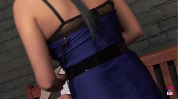 A Police Officer In Leather Heels Picks A Guy Up And Jumps On His Cock