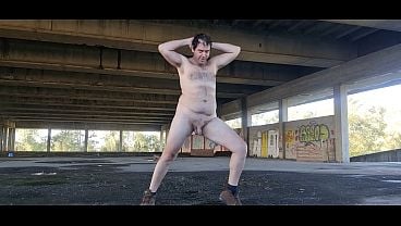 Naked Boy In Outdoor