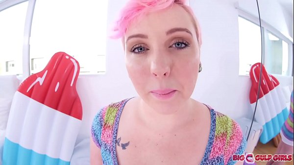 Giant Breasts Miley May POV Throat Fuck And Drinking Cum