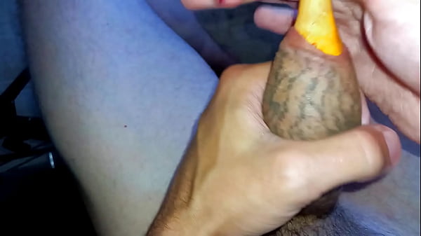 Exploding Twice With Help Big Spoons Inside My Big Foreskin. Solo Play With A Spoon!