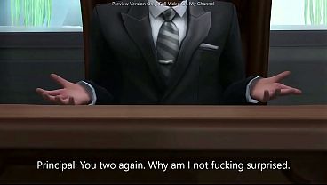 Spoiled Rich Girl Gets Pounded In The Booty By Her Principal Massive Shaft - Sims 4 - 3D Hentai
