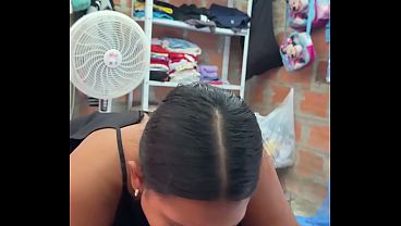 Rapido Que Nos Van A Pillar Jajaj Que Rico Como Cabalga Mientras Todos Estan Afuera