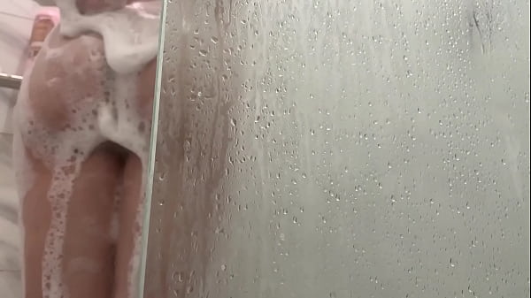 Step-bro Gets Caught Wanking Off And Discreetly Recording Stepsister While She Showers , She Wasn’t Mad She Was Shocked And Excited About How Big His Member Is ! She Said Get In