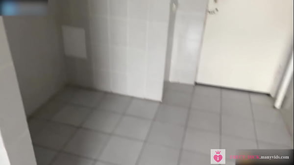 Finishing In The Hospital! Working A Rod In A Public Bathroom! POV! - Vik Freedom