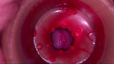 Camera In Vagina, Cervix POV, "Cum-fill" 4k