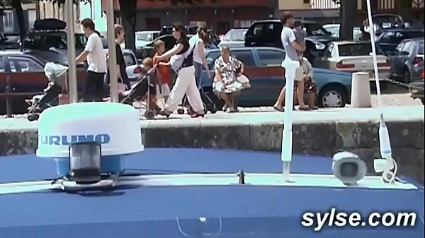 2 Lesbians In Public Marina With Sex Toys Before Banging In Coach With Youthful Boy