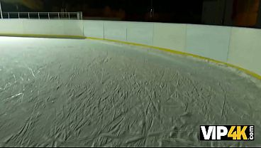 VIP4K. Funky Town Got Caught At A Public Skating Rink And Got Railed