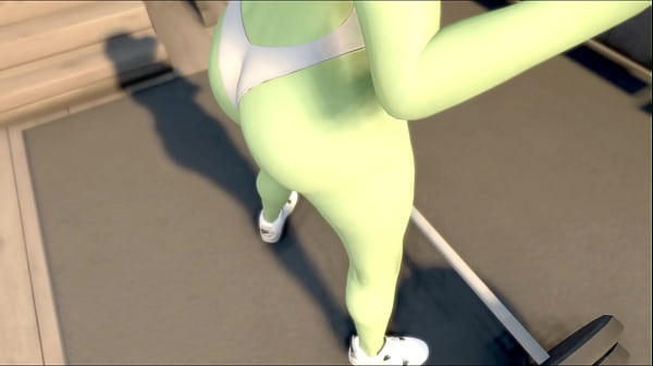 She Hulk Adores Enormous Rods