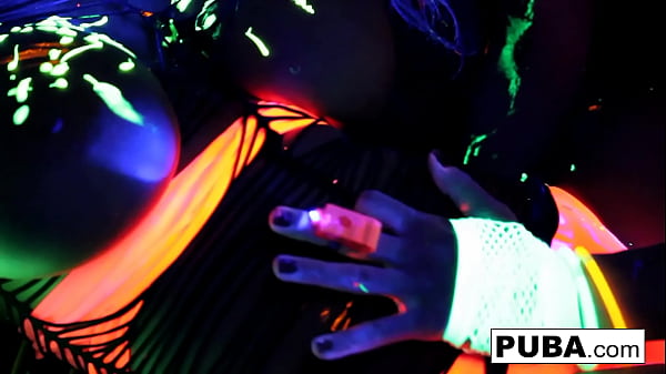Black Light Rainy Night With Abigal Mac & Ava Addams
