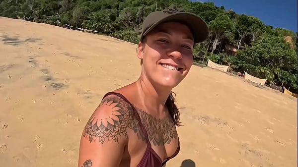 Fomos Para Uma Praia Que Estava Deserta E Aproveitamos Pra Transar Gostoso