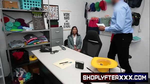 Security Officer Jovan Jordan Has Caught Fresh Thief Jada Kai Trying To Walk Out Of The Store With A Bunch Of Merchandise On Her, So He Handcuffs Her And Brings Her To The Back