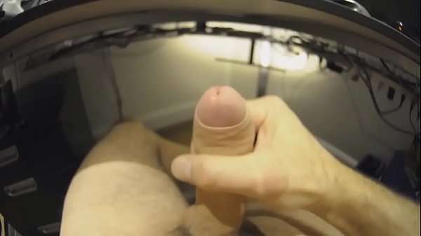 Office Jerkoff Uncut Penis With Money Shot